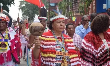 queen mother of the "first people" of trinidad