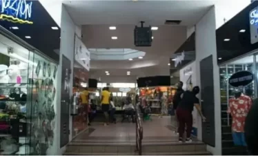 excellent shopping mall the city of port of spain on independence square, trinidad