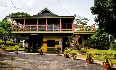 pitch lake museum situated on the pitch lake compound.