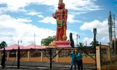 85 feet Hanuman Murti in central trinidad