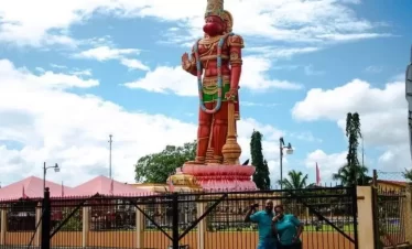 85 feet Hanuman Murti in central trinidad
