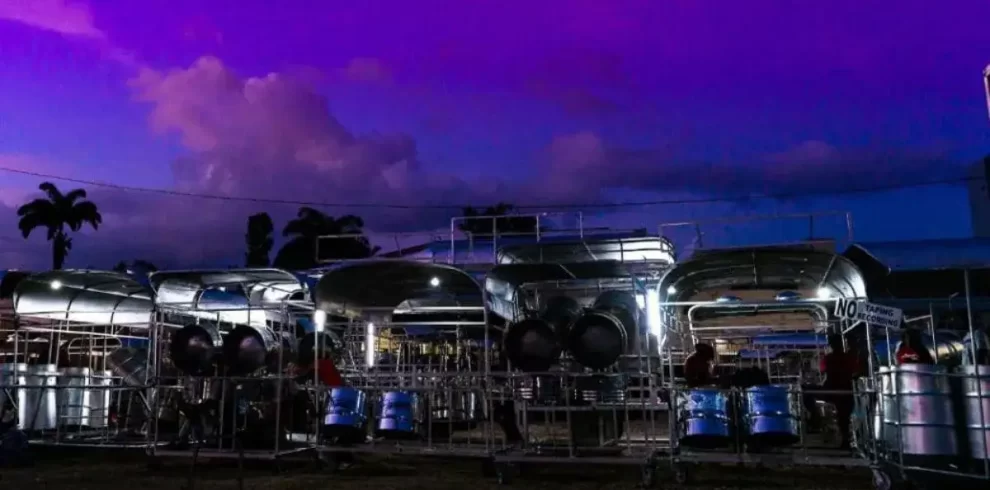 desperadoes steelpan yard in trinidad
