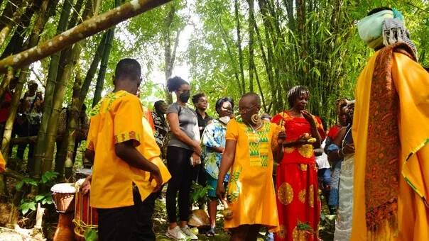 Merikin community in Moruga, Africans who fought for the British against the American were given free land with their freedom
