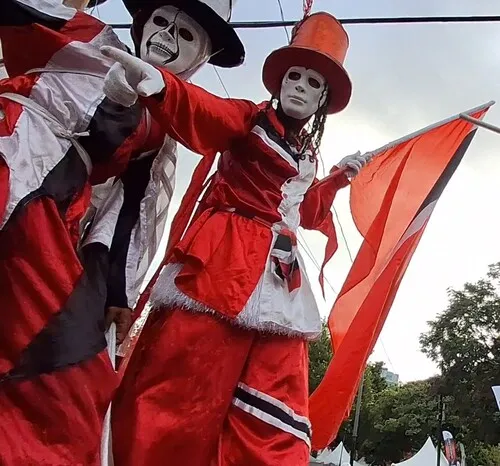 The Moko Jumbie is one of Trinidad cultural traditions.