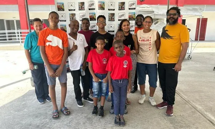 TSW local steelpan workshop students